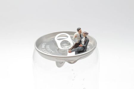 the lover figure set on the can