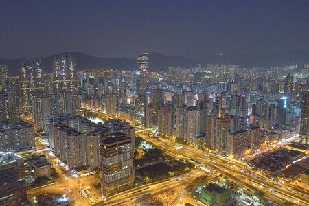  the city view of kowloon at hong kong 1 Dec 2019 