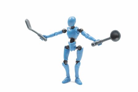 miniature of robot chefの写真素材