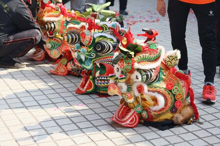 New year event at Tin Hau Templeのeditorial素材
