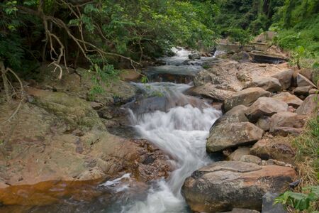 Nice waterfall in little Hawaii trail, Tseung Kwan O, 9 June 2008