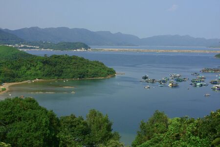 Sam Mun Tsai Village at tai po ,hong kongの写真素材