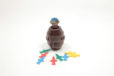 the scale of fun Spooky Clown Holding A Bloody Knifeの写真素材