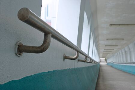 a Footbridge crossing Tai Yip Street, Kowloon Bay の写真素材