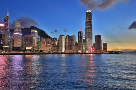 CBD at Hong Kong harbour. hong kong China 11 June 2020