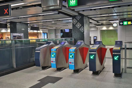 30 April 2020 Entrance of railway station Entrance Of Train Station In Hong Kong