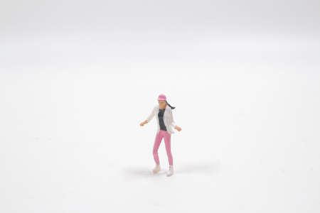 a fun of the mini figure worldの写真素材