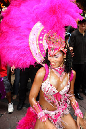 13 Oct 2007 party district of downtown central Hong Kong.のeditorial素材