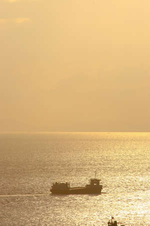 the sunset at the Lung kwn tan, hong kongの写真素材