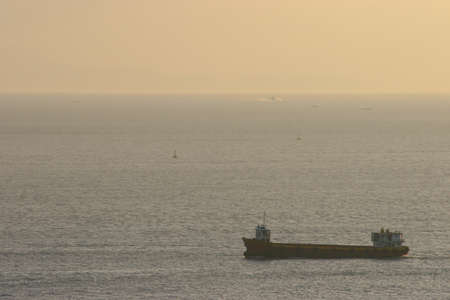 the sunset at the Lung kwn tan, hong kongの写真素材