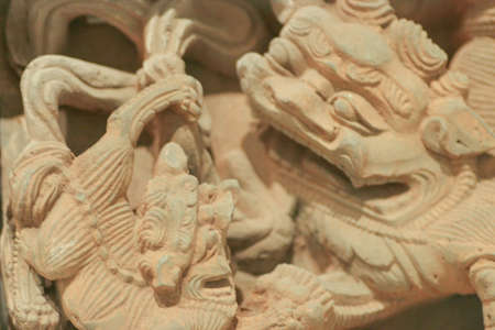 the animal theme, pattern of Stone carving 29 May 2005