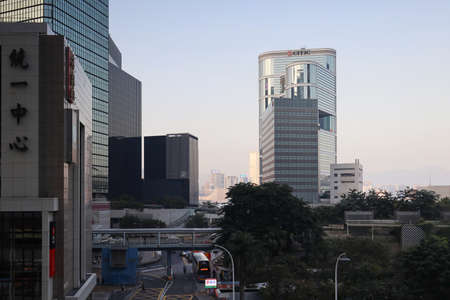 26 Nov 2020 Admiralty district, Hong Kong city and traffic