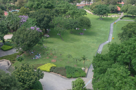 11 June 2005 the landscape of the yuen long park, hk