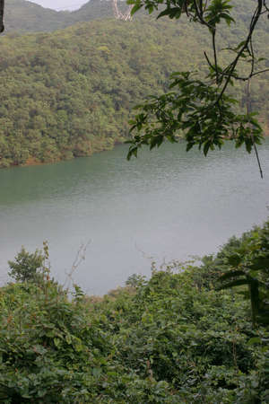 8 Oct 2005 Aberdeen Country Park and Aberdeen uppon Reservoir Hong Kongの写真素材