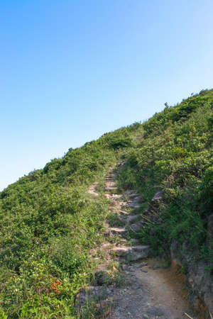 11 Oct 2005 the High Junk peak country trail, hkの写真素材