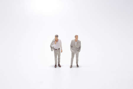 the small group of the small business figureの写真素材