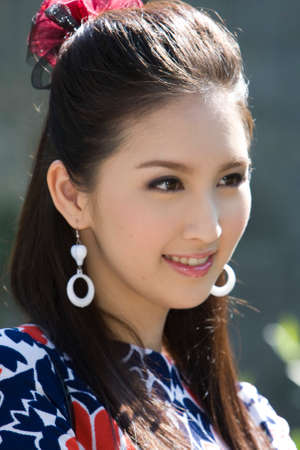 Miss HK at the Hong Kong Park hk 1 Dec 2007のeditorial素材