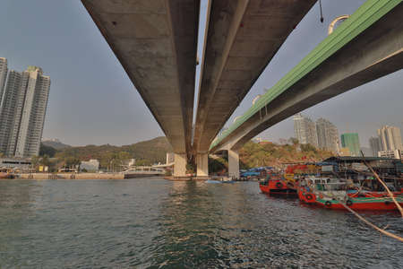 20 Feb 2021 the bridge at Ap Lei Chau, hong kong