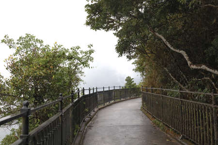 rain day at Lugard Road, hong kong