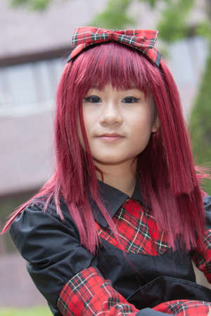 a Young japanese girl cosplayer at party 18 Nov 2007のeditorial素材