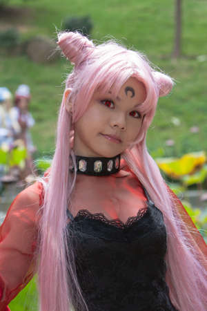 a Young japanese girl cosplayer at party 18 Nov 2007