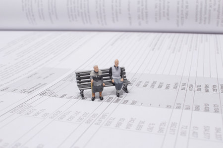 the mini figure of old people, Retirement definition