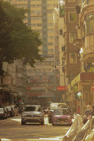 the snape shoot of Hamilton Street, mong kok, hong kong  10 Oct 2020