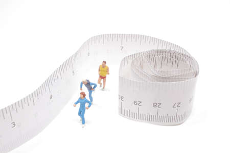circular channel composed of a soft ruler with runner figure
