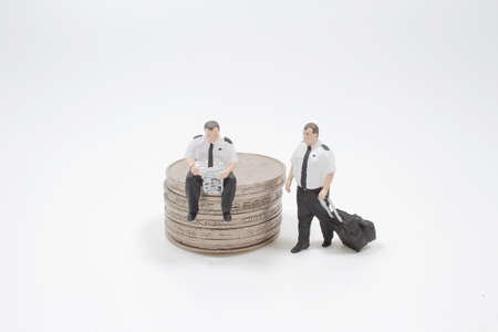 the mini of Pilot site on the coinsの写真素材