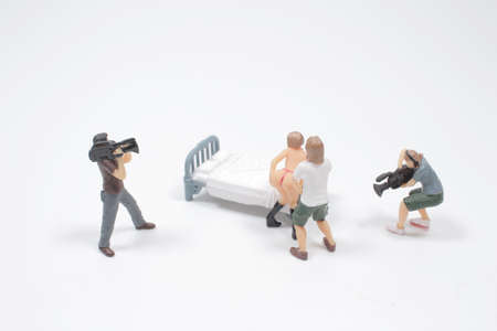 Sexual abuse, harassment and exploitation in movie industry.の写真素材