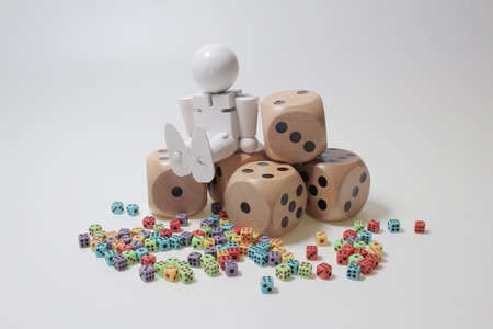 the figure  and the many  Dice,  Chance and risk