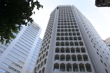 14 Oct 2021 Modern architecture, office building as texture, background,