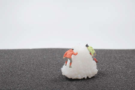 the mini of figure climb the Rice ball