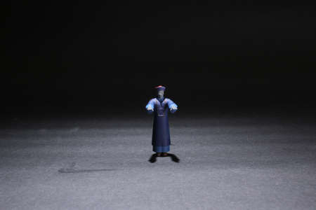 the figure of the Chinese Zombieの写真素材
