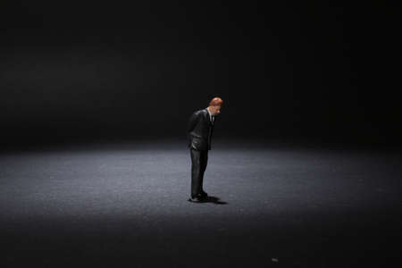 the small business figure, dark and light background
