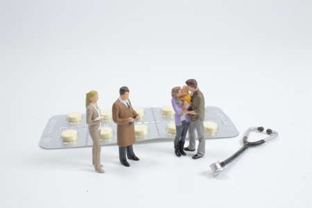 the mini family figure, Insurance protecting family health live