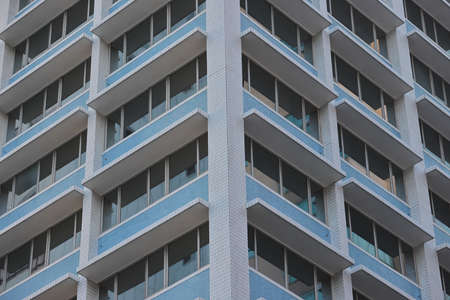 16 Oct 2021 Commercial and Residential Building at Yau Tsim Mong District, hkのeditorial素材
