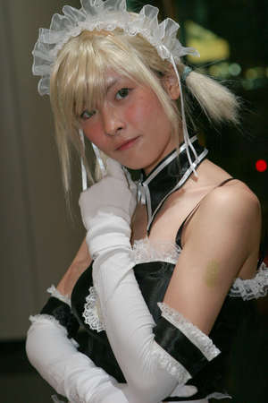 29 July 2005 the beauty Cosplayer during Comic party,のeditorial素材