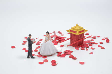 a Chinese wedding culture, Traditional Chinese weddingの写真素材