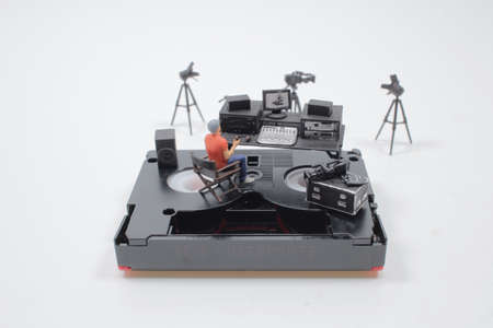 the figure with media studio on the DV tape