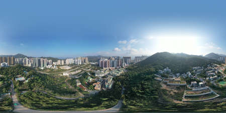 Aerial view of Hong Kong City, Tseung Kwan O