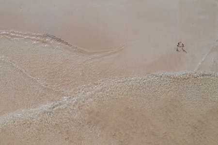 23 April 2022 Tropical beach water background at clear water bay