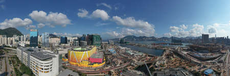 24 April 2022 New highway under construction in Central Kowloon Route