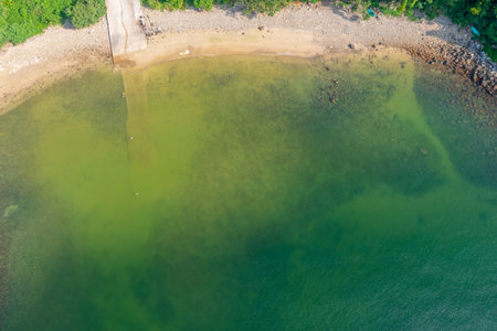 5 May 2022 the Little Palm beach, sai kung, hong kongの写真素材