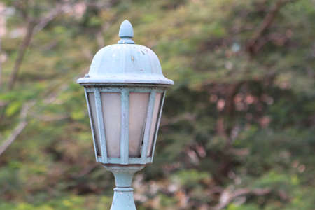 the classical of Street Lamp at hong kongの写真素材
