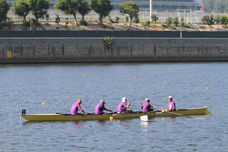 5 Nov 2011 team rowing to the at Shek Mun, hk