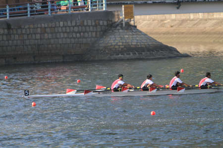 5 Nov 2011 team rowing to the at Shek Mun, hk