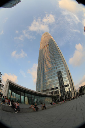 18 Dept 2011 View of IFC tower at central, hong kong