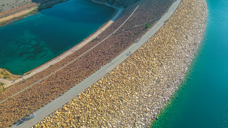 19 Nov 2022 Rocky Dam close up in the High Island Reservoir, hk