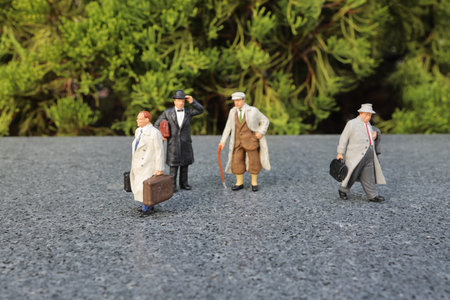 on travel figure , using for business travelの写真素材